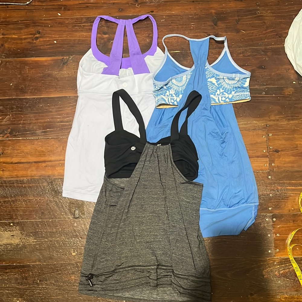 Lululemon tank top sport bra bundle lot